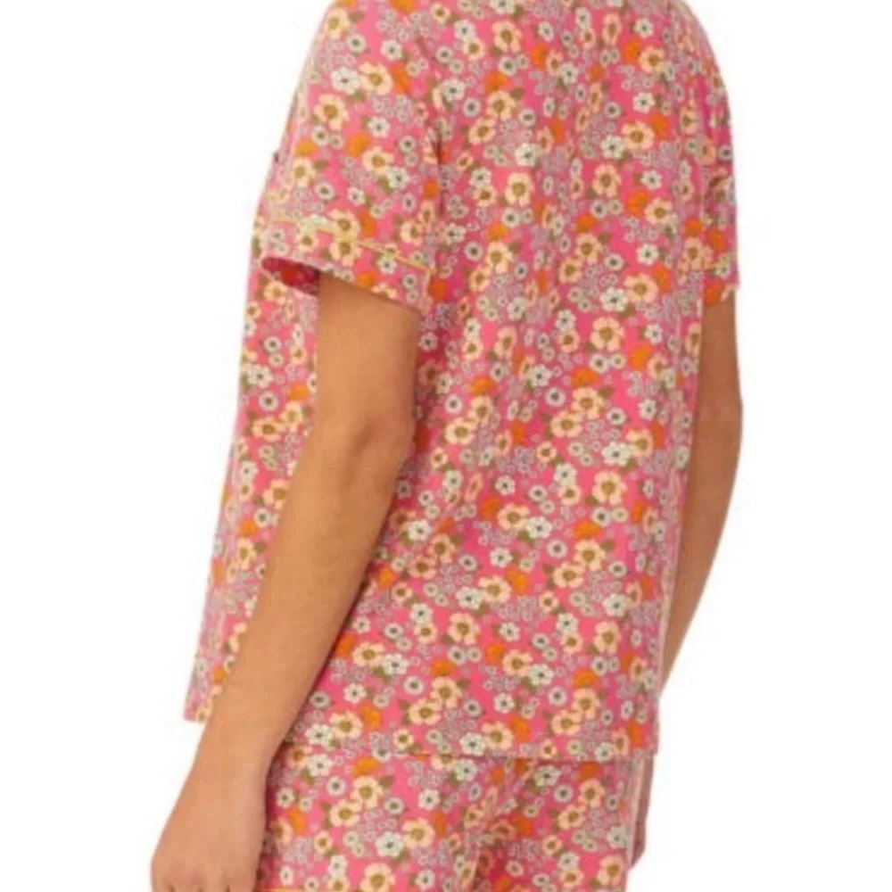BEDHEAD RETRO FLORAL Short Sleeve Classic Shorty PJ Set, Medium (NWT) - Picture 5 of 15